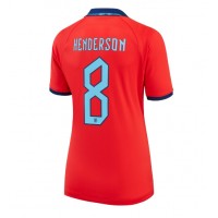 Engleska Jordan Henderson #8 Gostujuci Dres za Ženska SP 2022 Kratak Rukav